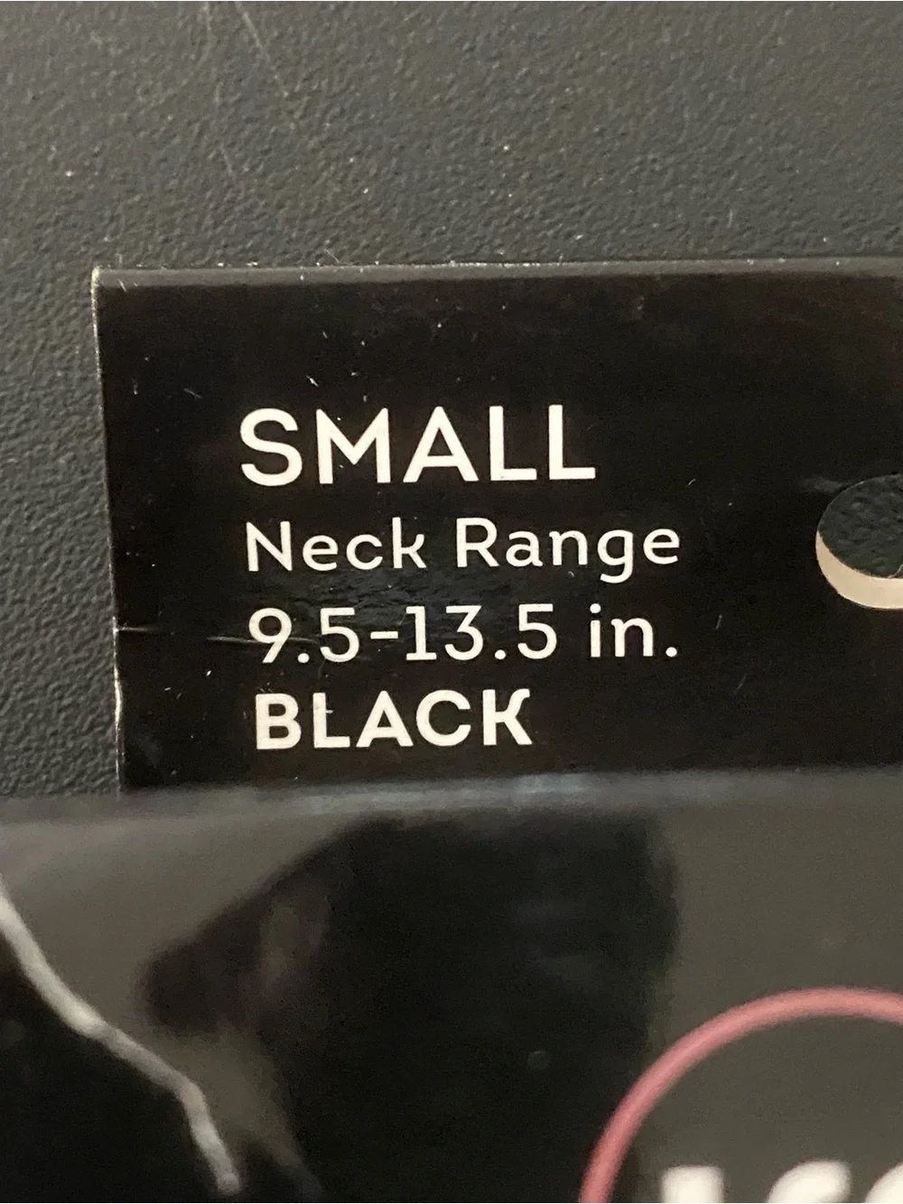 K9 Copper Small Neck Range 9.5-13.5 in. Black Collar New
